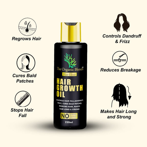 The Organic Blends Hair Growth Oil (Pack of 2)