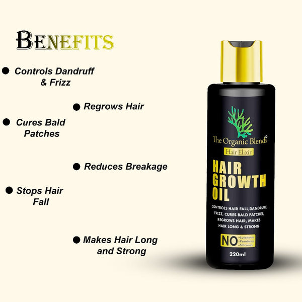 The Organic Blends Hair Growth Oil (Pack of 2)